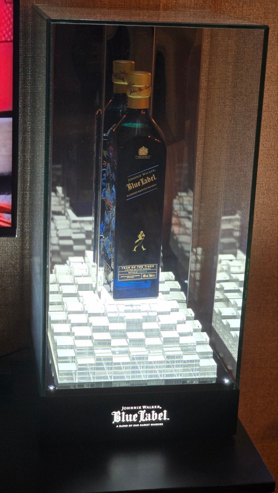 Johnnie Walker Blue Label Display Vitrine, Ophalen of Verzenden