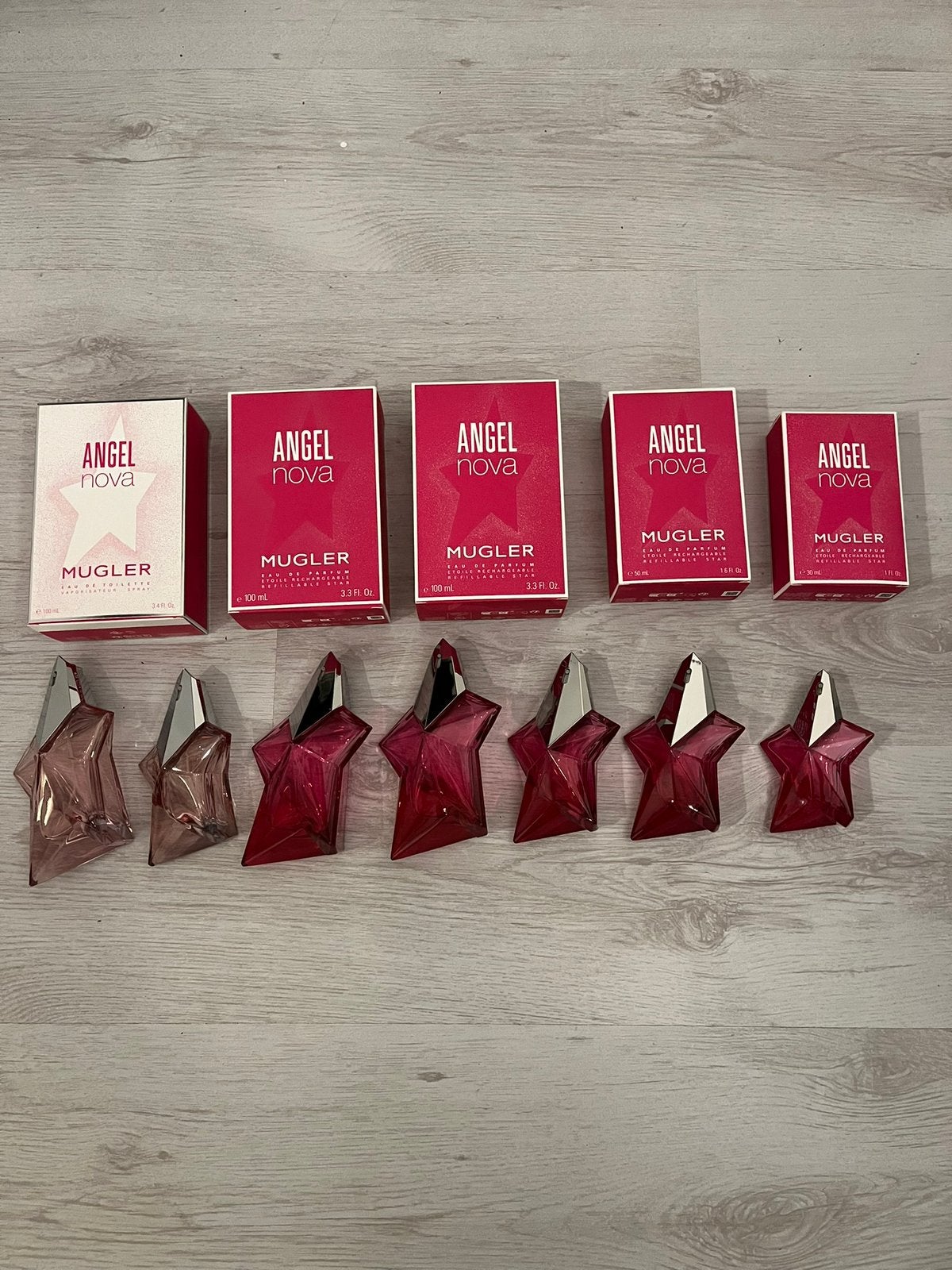 LEGE Thierry Mugler flesjes - alle maten, Ophalen of Verzenden, Gebruikt, Parfumfles