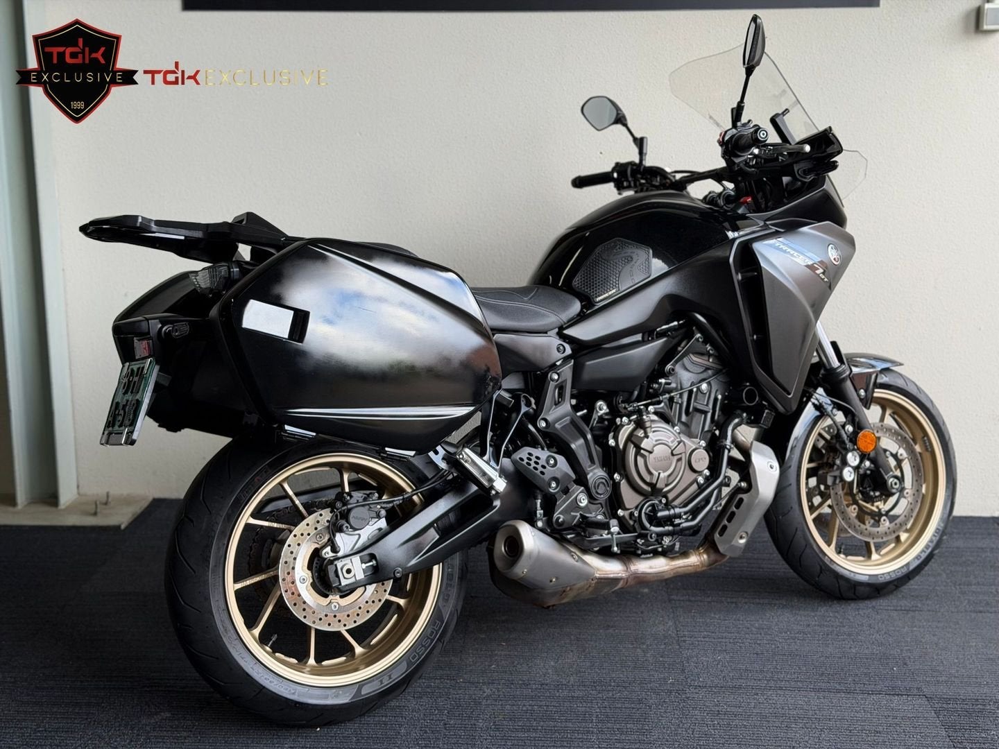 YAMAHA TRACER 7 GT ABS MIDNIGHT BLACK MT07 TRACER 700 MT 07, Motoren, Motoren | Yamaha, 2 cilinders, Bedrijf, Meer dan 35 kW, Toermotor
