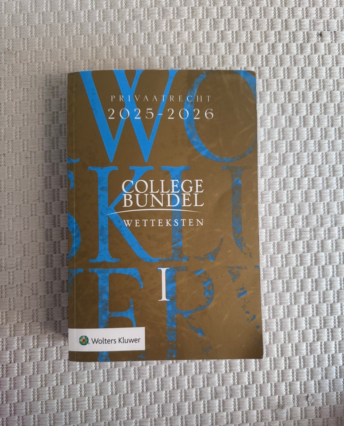 Collegebundel privaatrecht 2025-2026, Ophalen of Verzenden, Zo goed als nieuw, Sociale wetenschap
