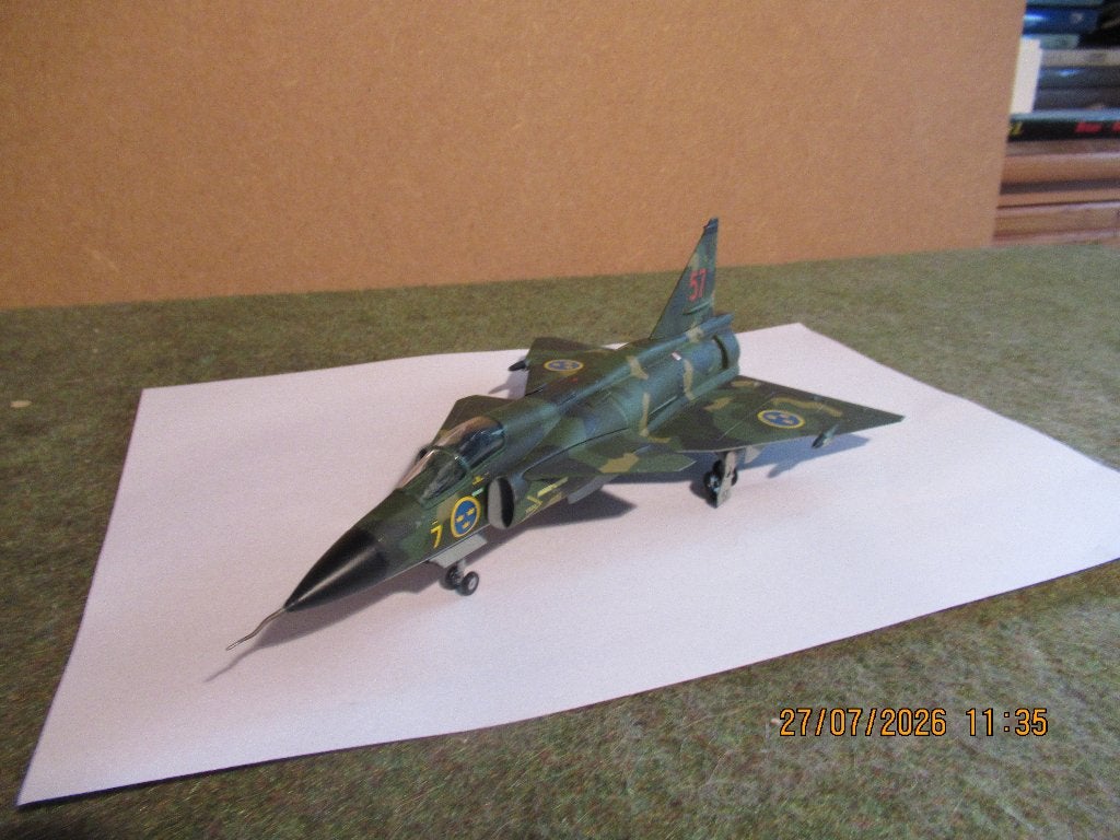 SAAB SK 37 - Viggen, Overige merken, Ophalen of Verzenden, Zo goed als nieuw, Groter dan 1:72