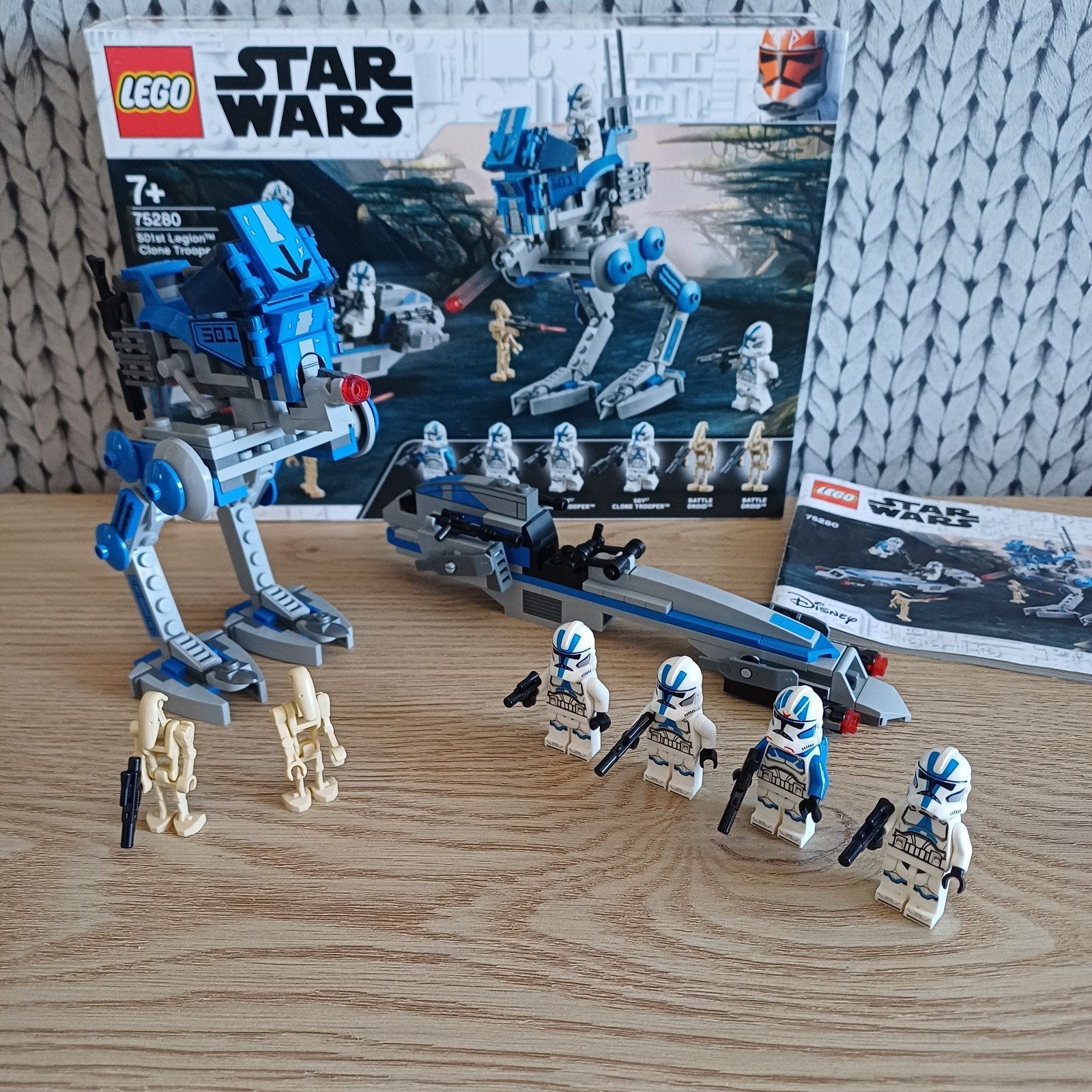 LEGO Star Wars 75280 501st Legion Clone Troopers, Ophalen of Verzenden, Gebruikt