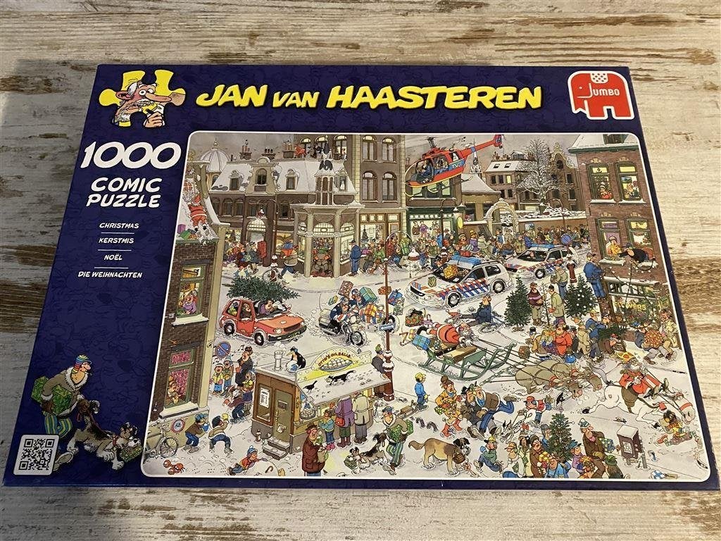 Jan van Haateren - Kerstmis 1000 stuks [s112], Verzenden, 500 t/m 1500 stukjes, Zo goed als nieuw