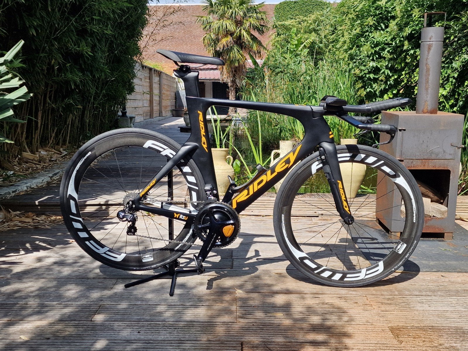 Ridley Dean Fast Carbon Triathlon/Tijdritfiets Ultegra Di2, Fietsen en Brommers, Fietsen | Racefietsen, Overige merken, Carbon