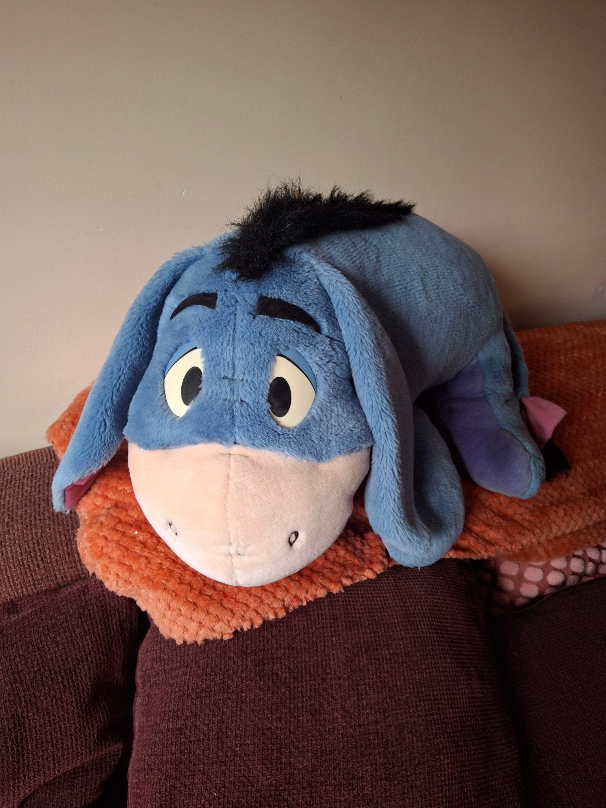 Authentieke Eeyore knuffel Winnie the Pooh, Kinderen en Baby's, Disney, Overige typen, Blauw, Ophalen of Verzenden