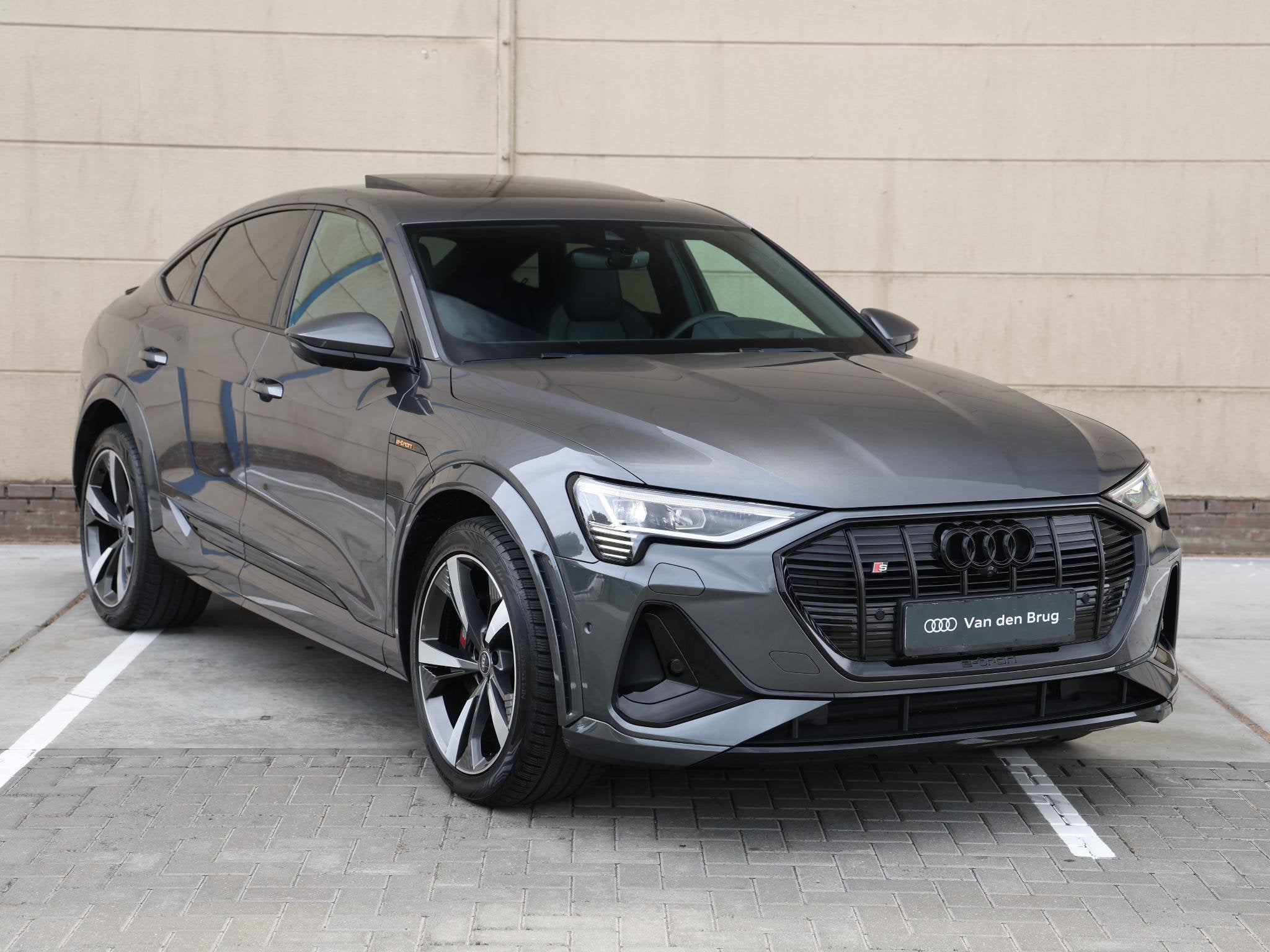 Audi e-tron Sportback S quattro 95 kWh | B&O | HUD | Leder |, Automaat, 368 km, Zwart, 95 kWh