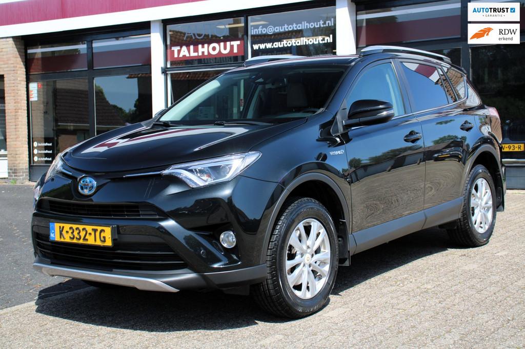 Toyota RAV4 2.5 Hybrid AWD Executive | LEER, CAMERA, NAVI, E, Automaat, Gebruikt, Euro 6, Zwart