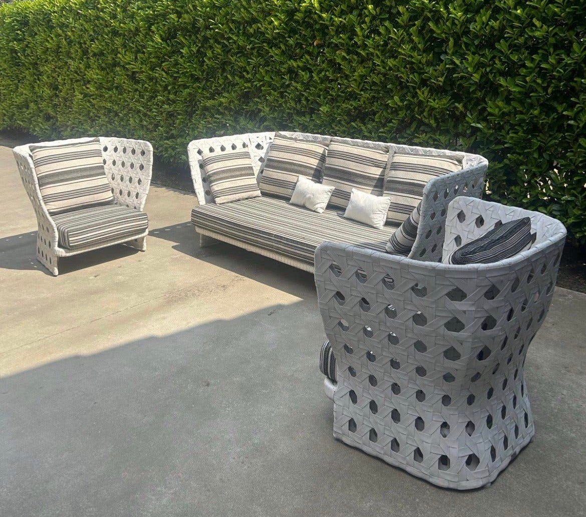 B&B Italia Canasta tuinset np 12,5K, Ophalen, Gebruikt, Bank