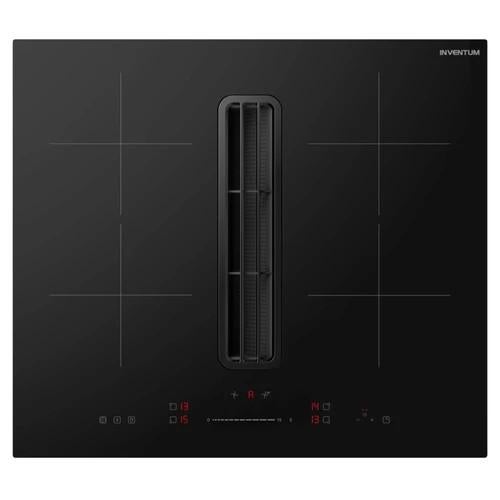 Inventum IKA6035 60cm inductie met afzuiging, Nieuw, Info@handelbijvanandel.nl, Inbouw, Inductie