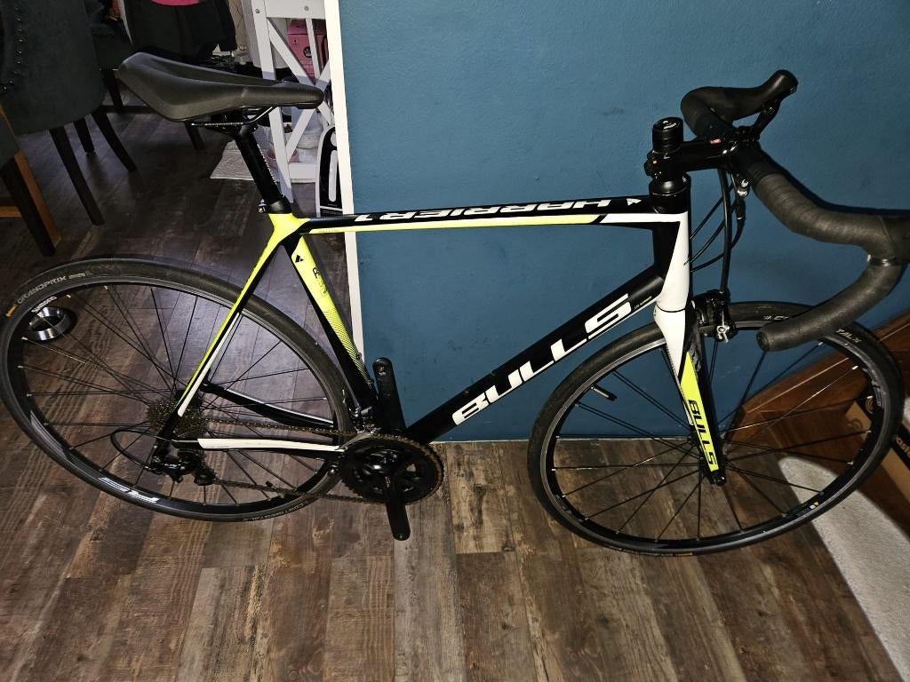 Bulls Harrier 1 Racefiets – Shimano 105 – Nieuwe onderdelen, Aluminium, Zo goed als nieuw, Meer dan 20 versnellingen, 53 tot 57 cm