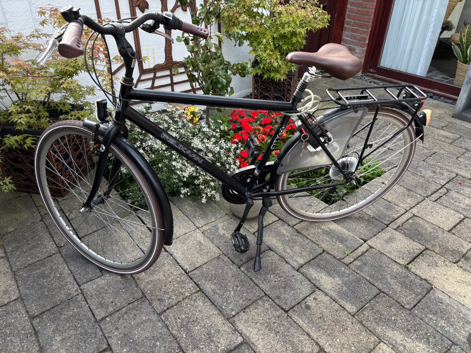 Pelikaan herenfiets met 6 versnellingen, Fietsen en Brommers, Ophalen, Gebruikt, Minder dan 10 versnellingen