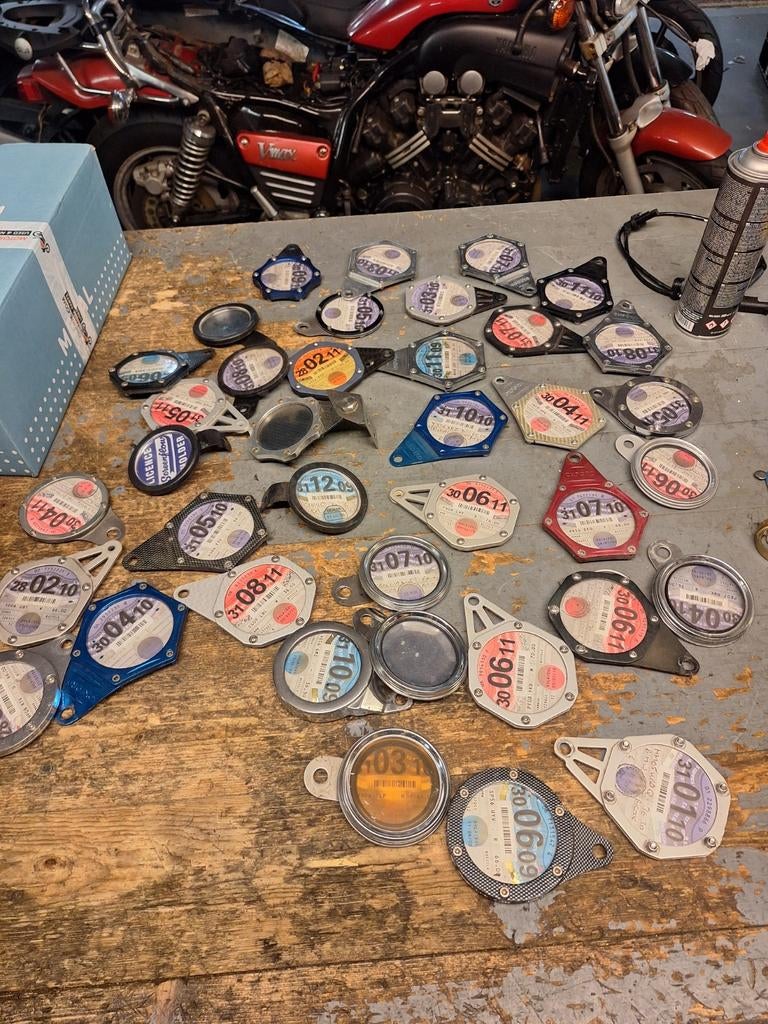Tax disc holder holders  partij, Motoren, Ophalen of Verzenden