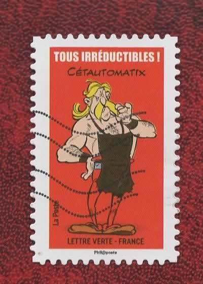 Stripfiguren - Asterix en Obelix - Frankrijk - Automatix, Ophalen of Verzenden, Gestempeld, Overige thema's