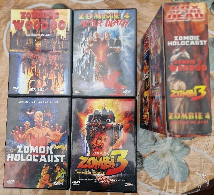Zombie Box met 4 Duits gesproken films, Import, Vanaf 16 jaar, Duits, Ophalen of Verzenden