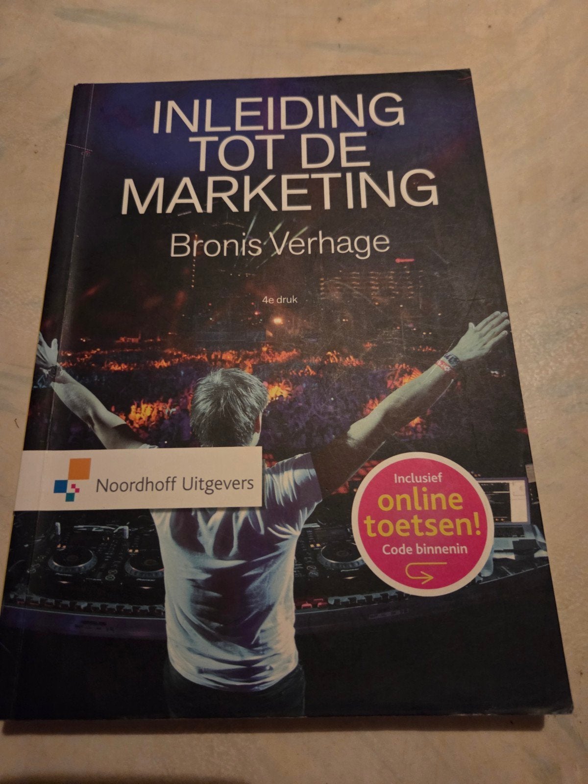 Inleiding tot de Marketing - Bronis Verhage (4e druk), Boeken, Studieboeken en Cursussen, Zo goed als nieuw, Bronis Verhage, Gamma