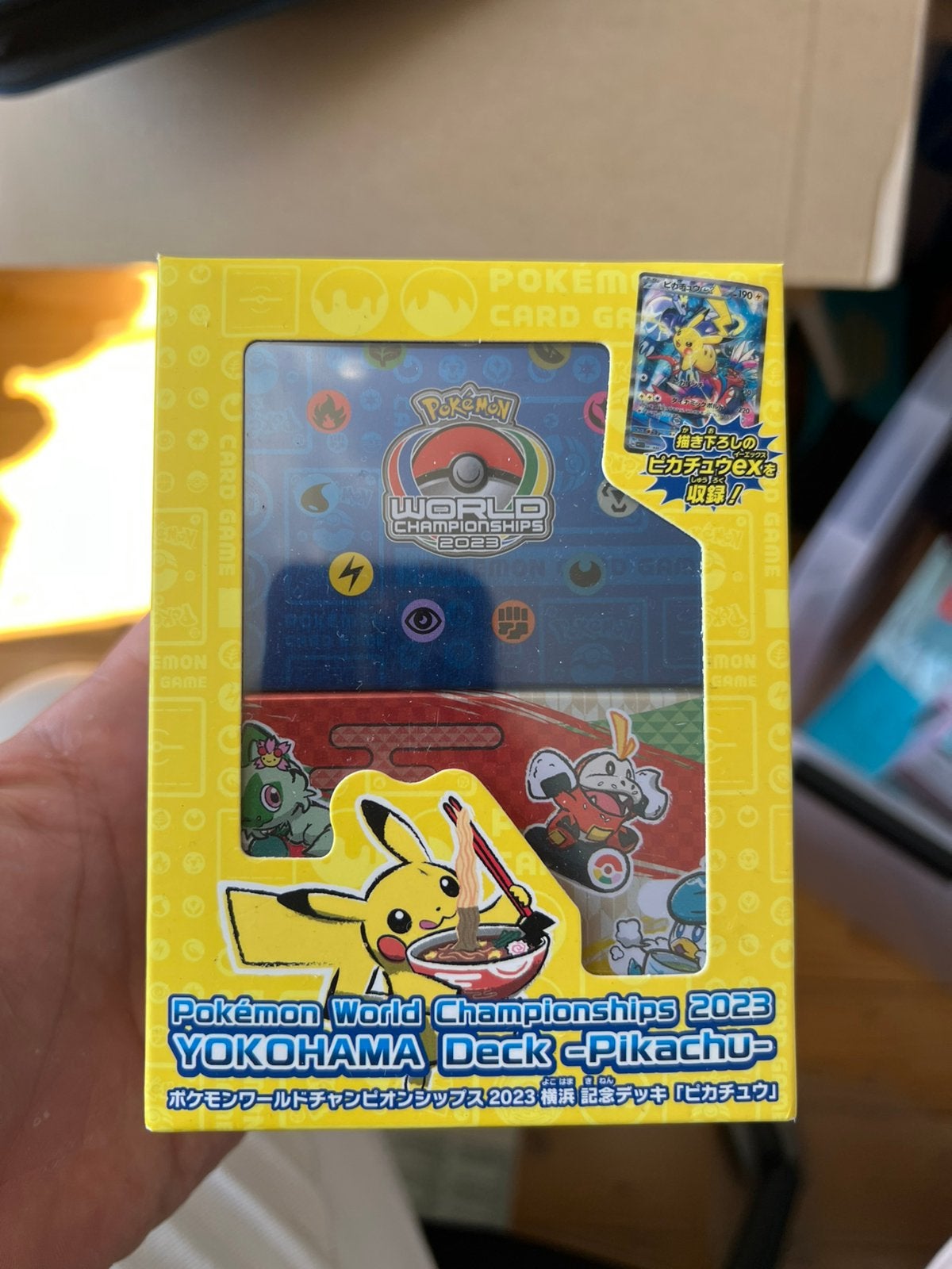 World Championships 2023 Yokohama Deck Pikachu Promo WCS23, Ophalen of Verzenden, Zo goed als nieuw