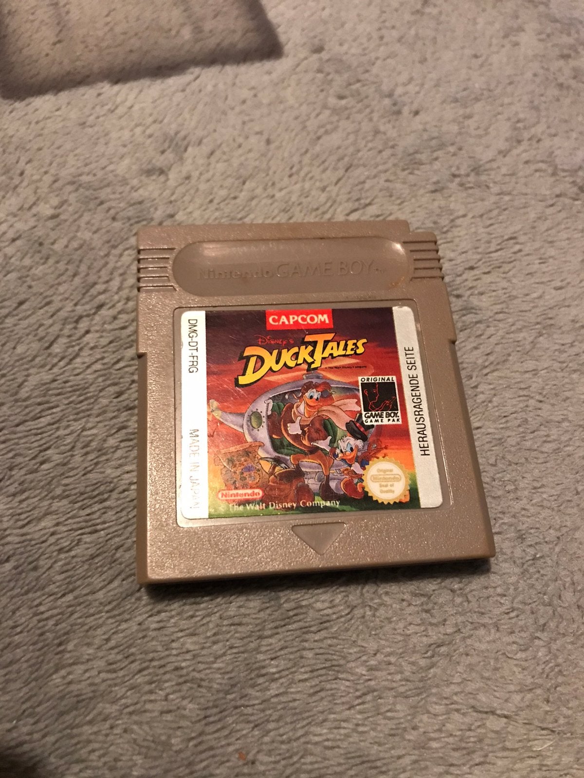 Vintage Gameboy classic spel DUCKTALES cartridge cassette, Avontuur en Actie, 1 speler, Ophalen of Verzenden, Zo goed als nieuw