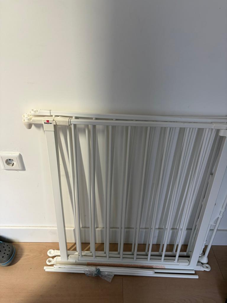 Babydan traphekje, drie delen, Kinderen en Baby's, Traphekjes, Ophalen, Metaal of IJzer, Klemhekje