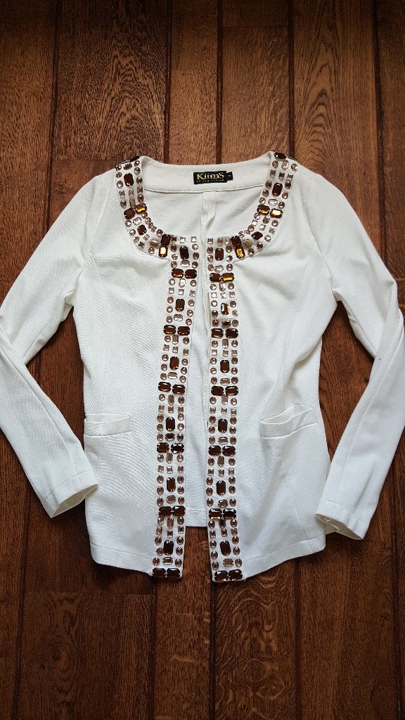Nieuw wit vestje van Kiims maat S, Ophalen of Verzenden, Nieuw, Maat 36 (S), Wit