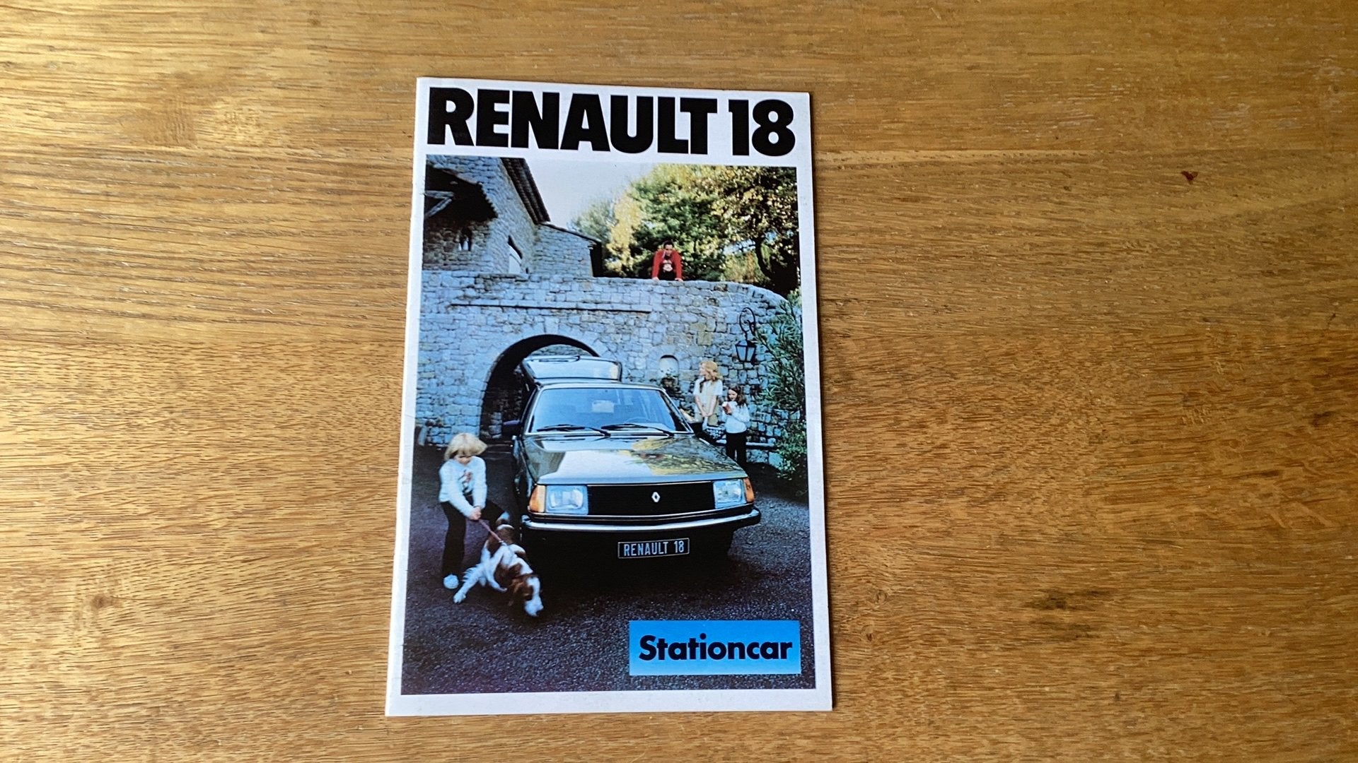 Renault 18 Stationcar brochure (origineel), Ophalen of Verzenden, Gelezen, Renault