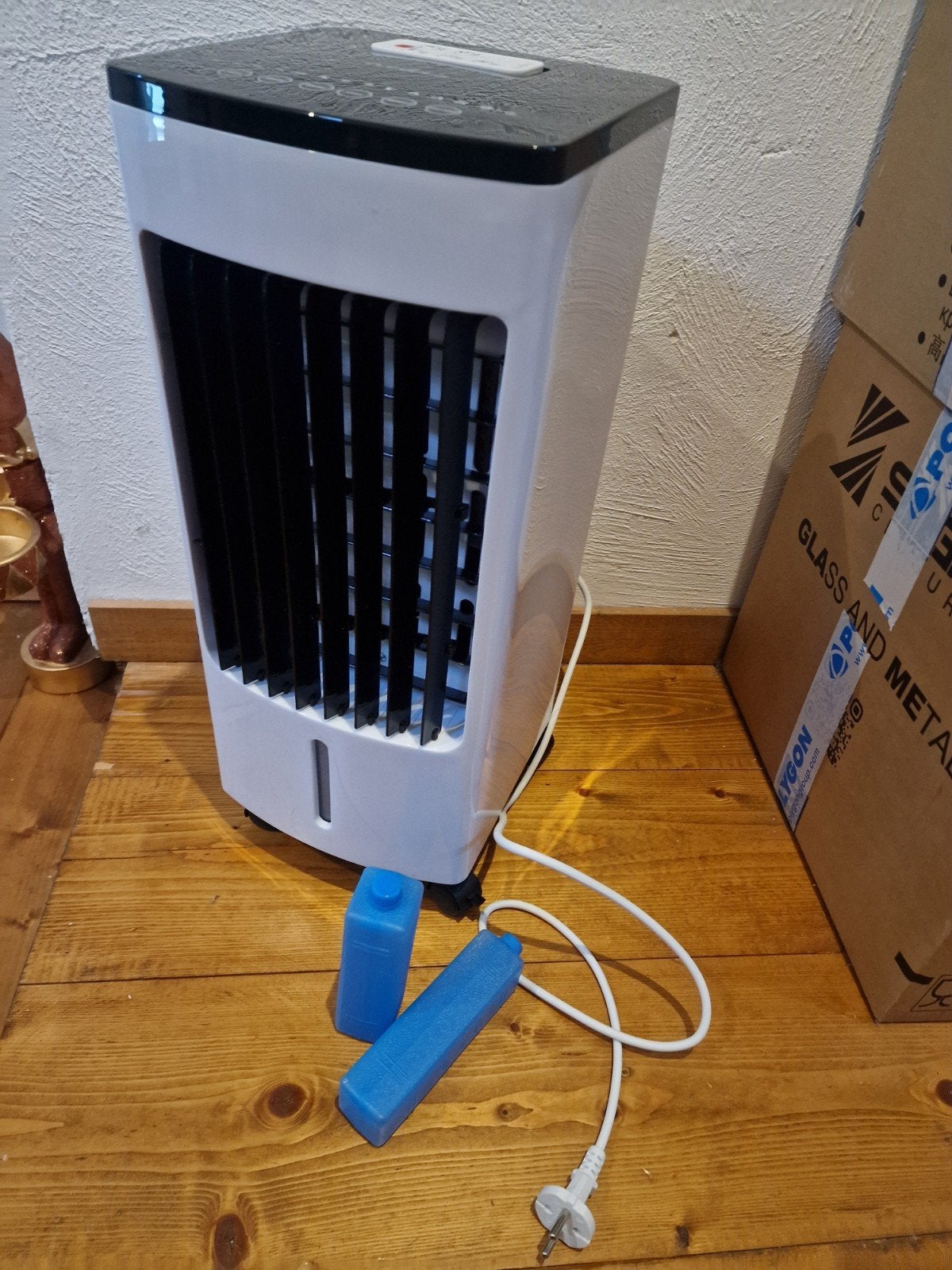 Nedis Air Cooler met 4L watertank en afstandsbediening, Witgoed en Apparatuur, Airco's, Ophalen, Timer, Minder dan 60 m³, 3 snelheden of meer