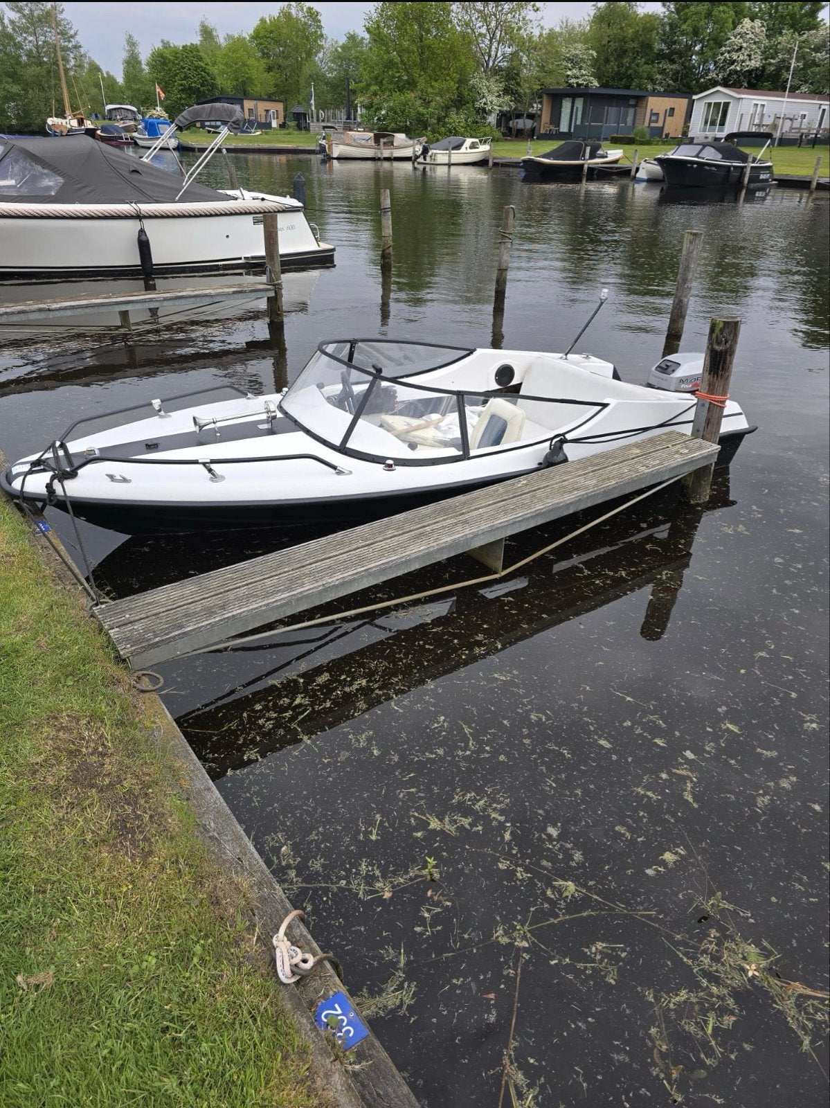 Speedboot met trailer, Watersport en Boten, Speedboten, Ophalen, Overige merken, Gebruikt, Minder dan 70 pk