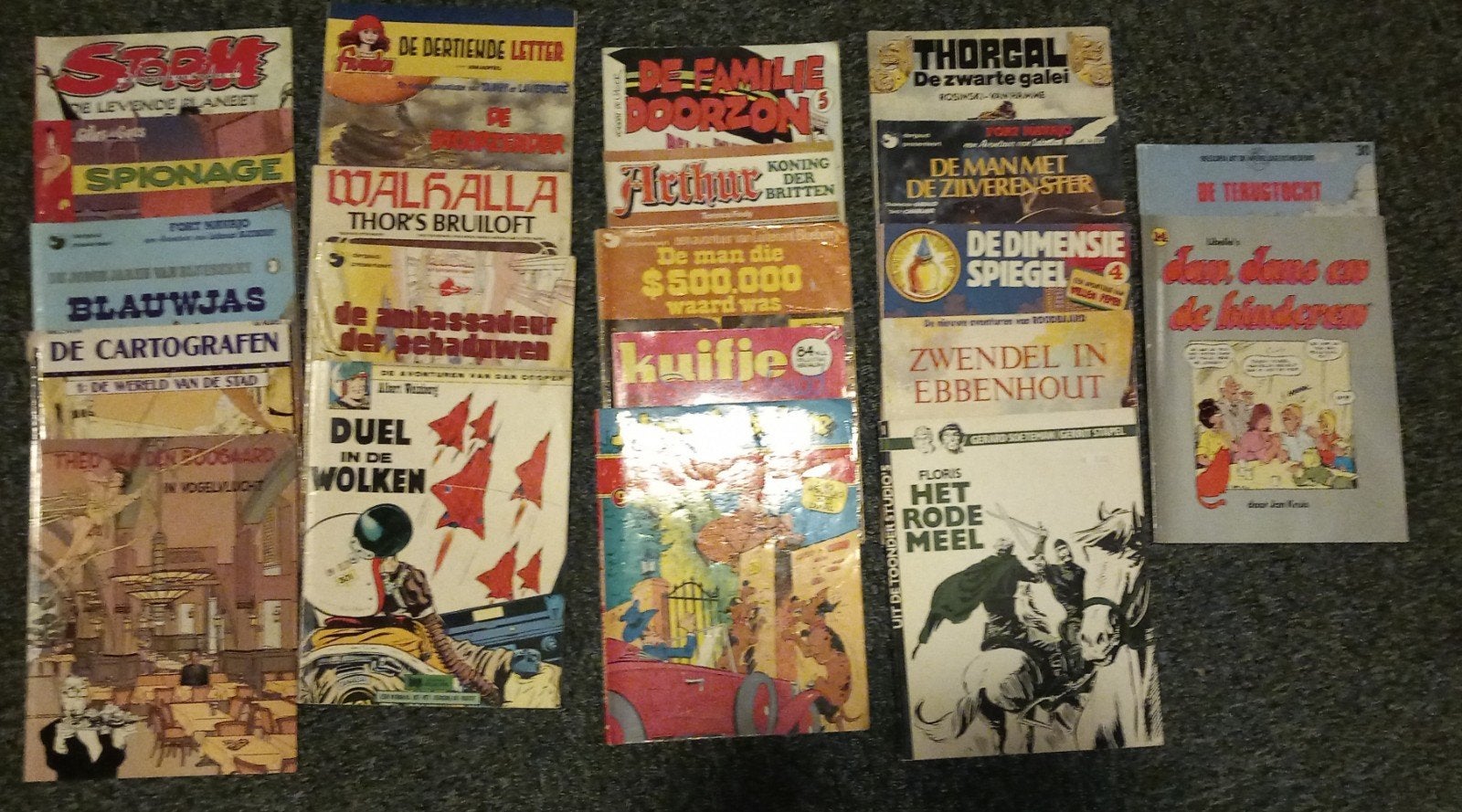 Diverse stripboeken collectie, Boeken, Meerdere stripboeken, Ophalen of Verzenden, Gelezen, Jan Kruis, Rosinski-Van Hamme, Hergé