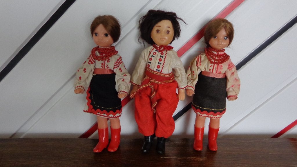 Lot Vintage poppen uit Sovjet Unie/Oekraine, jaren '60-'70, Ophalen