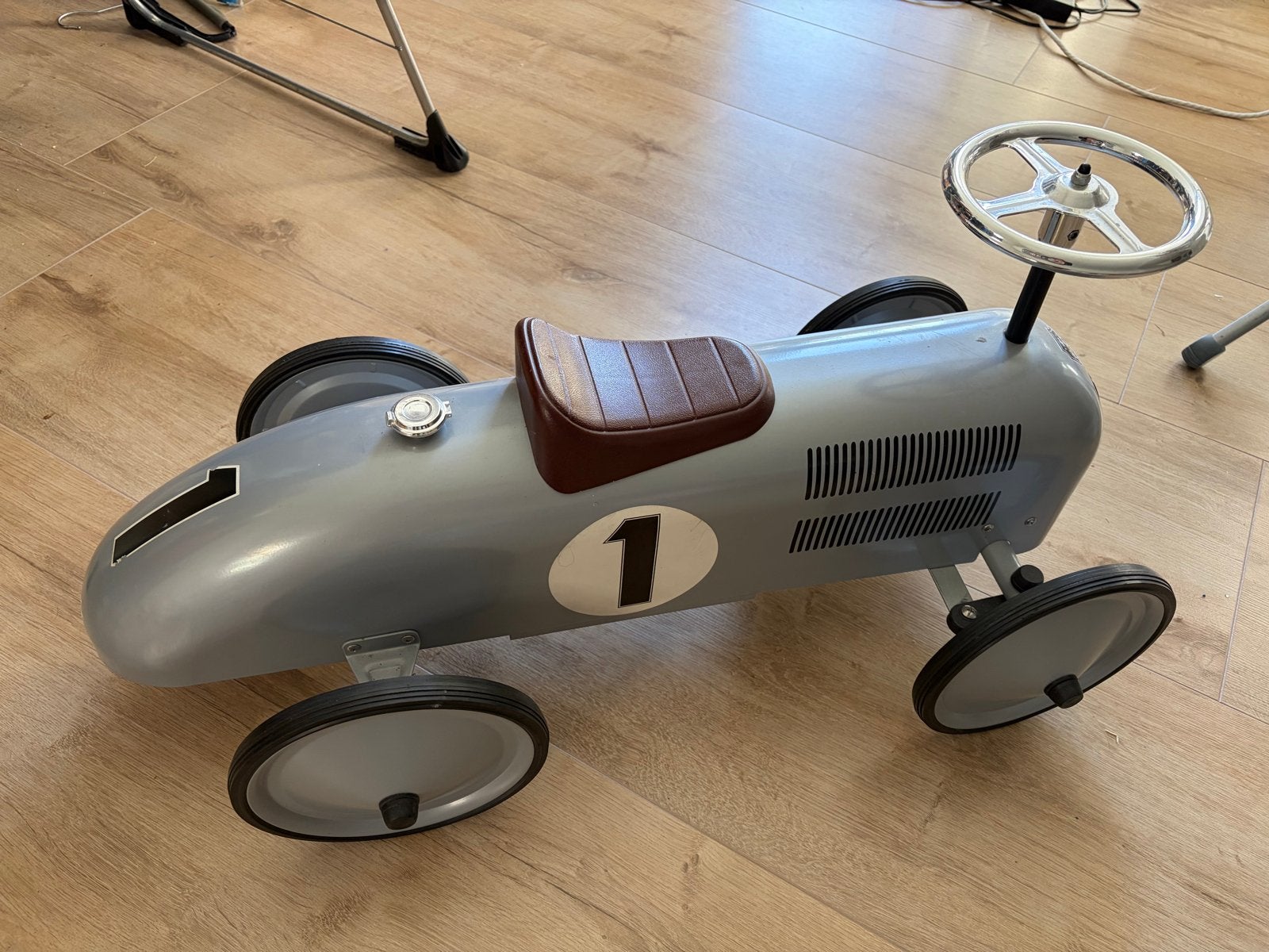 Retro loopauto - Klassieke raceauto voor kinderen, Ophalen, Gebruikt, Loopvoertuig
