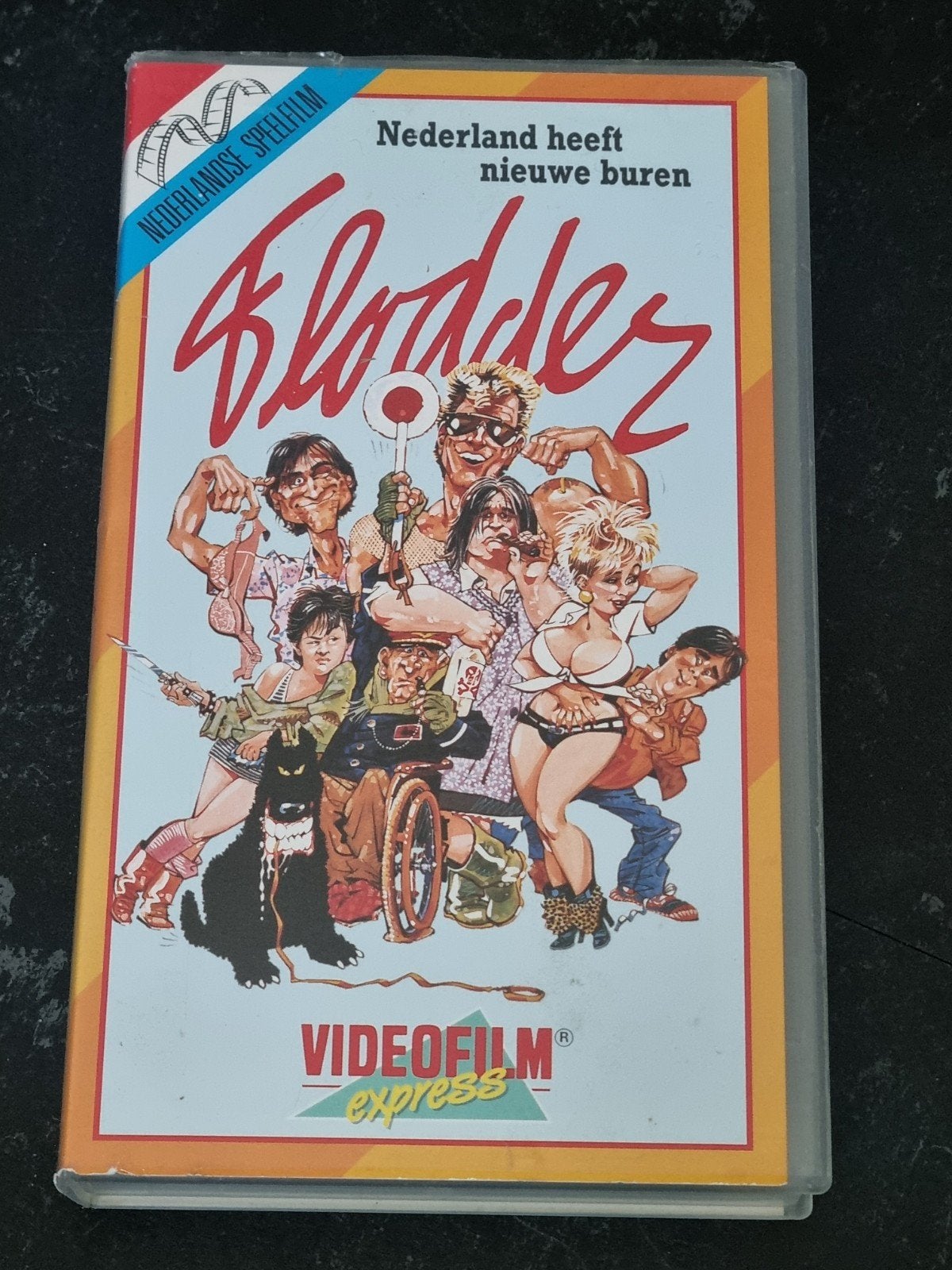 Flodder VHS - Nederlandse Speelfilm Klassieker, Zo goed als nieuw, Komedie, Vanaf 12 jaar, VHS