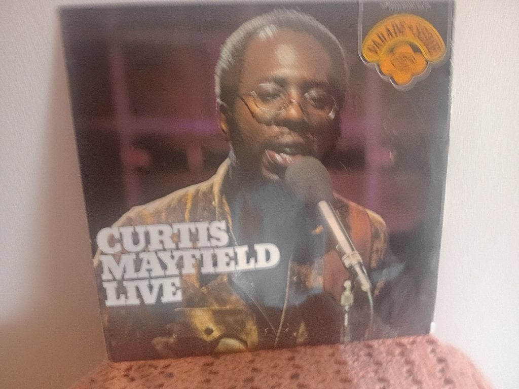Curtis mayfield live, Ophalen of Verzenden, Gebruikt, 12 inch, Funk