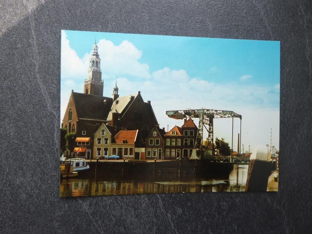 Maassluis, Schanseiland met herv. kerk 1977, Verzenden, 1960 tot 1980, Ongelopen, Noord-Brabant