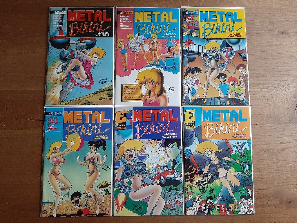 Metal Bikini # 1-6 (1990), Boeken, Complete serie of reeks, Ophalen of Verzenden, Nieuw, Amerika
