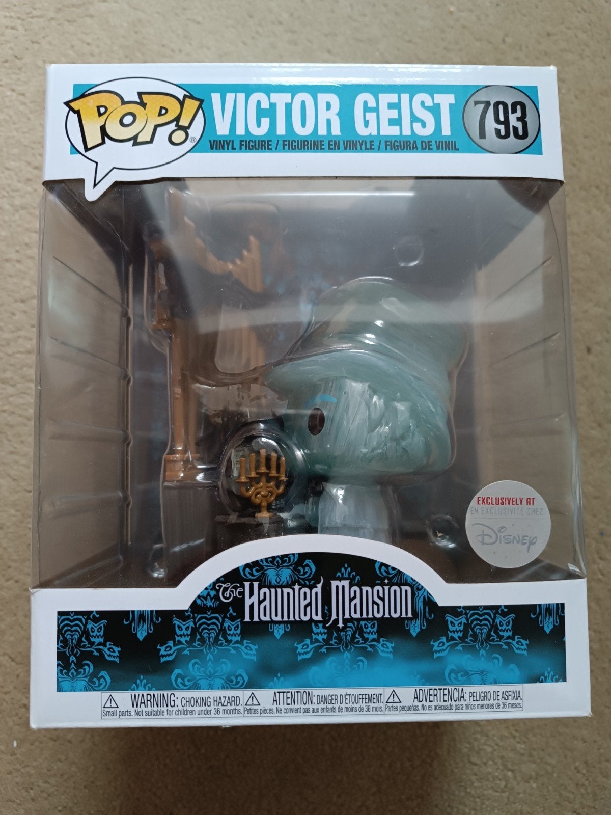 Funko Pop! Victor Geist #793 The Haunted Mansion Disney, Ophalen of Verzenden, Nieuw