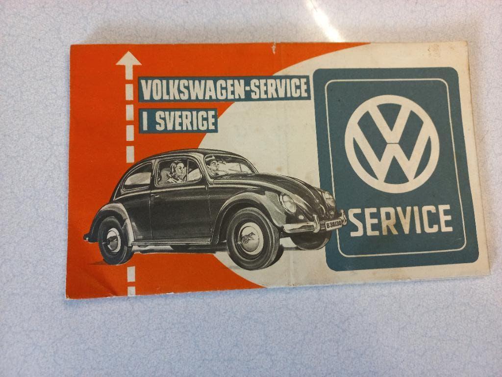 Vw kever, T1,Landkaart, Sweden 1956, uniek, Gelezen, Landkaart, 1800 tot 2000, Europa Overig