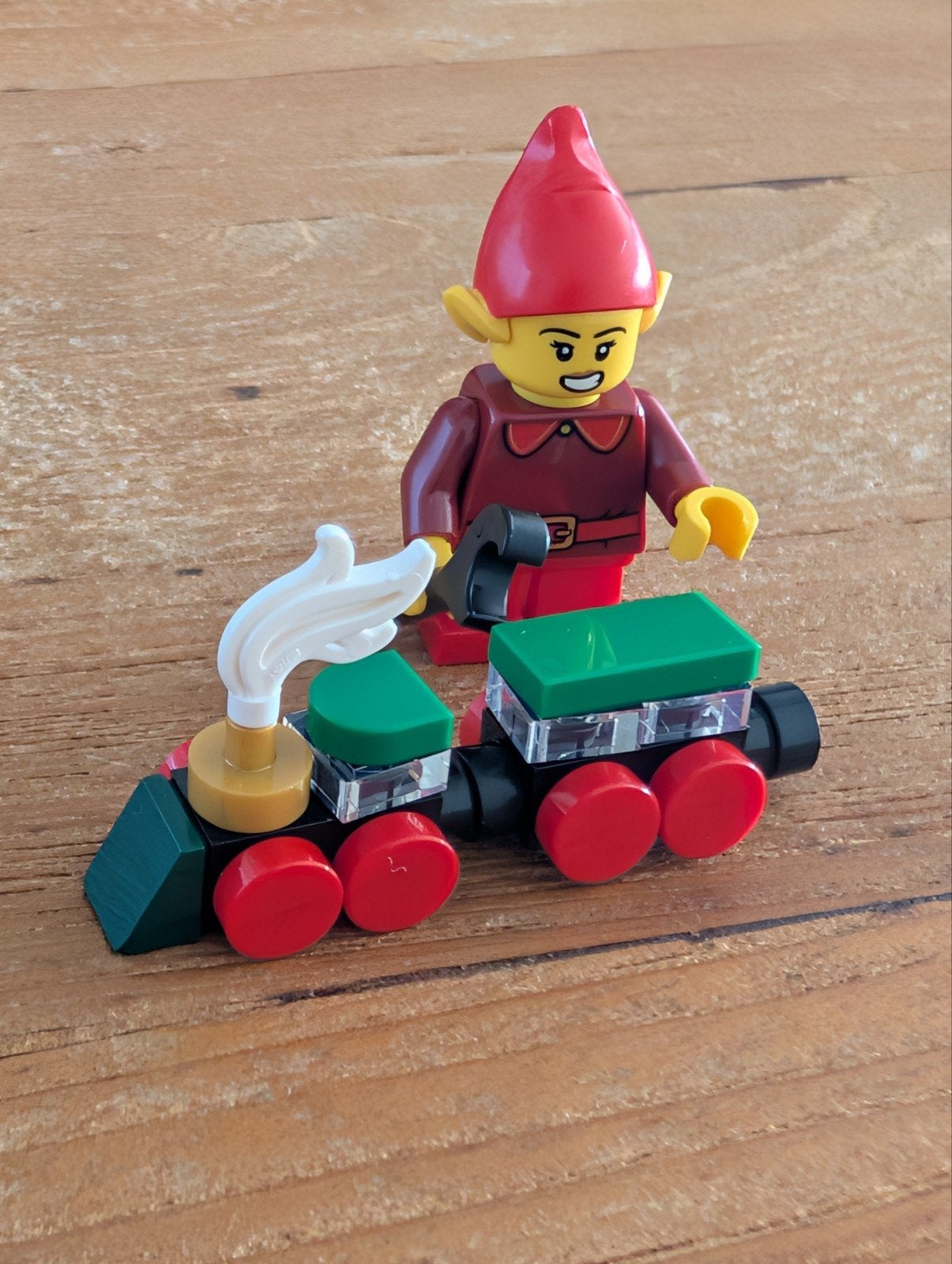 Lego Minifigures Kerst/ kerstelf met accessoires, Lego, Nieuw, Ophalen of Verzenden, Minifiguur
