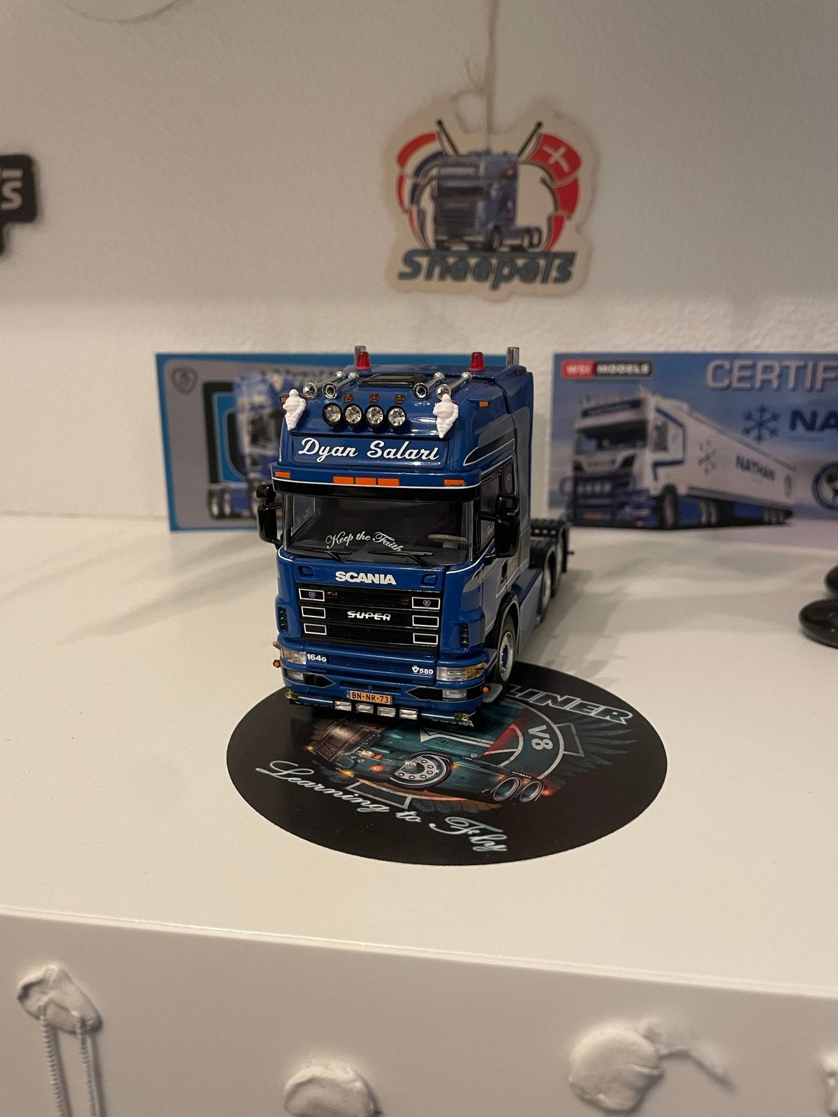 WSI Models Scania Dyan Salari vrachtwagenmodel, Overige merken, 1:32 tot 1:50, Ophalen of Verzenden, Zo goed als nieuw