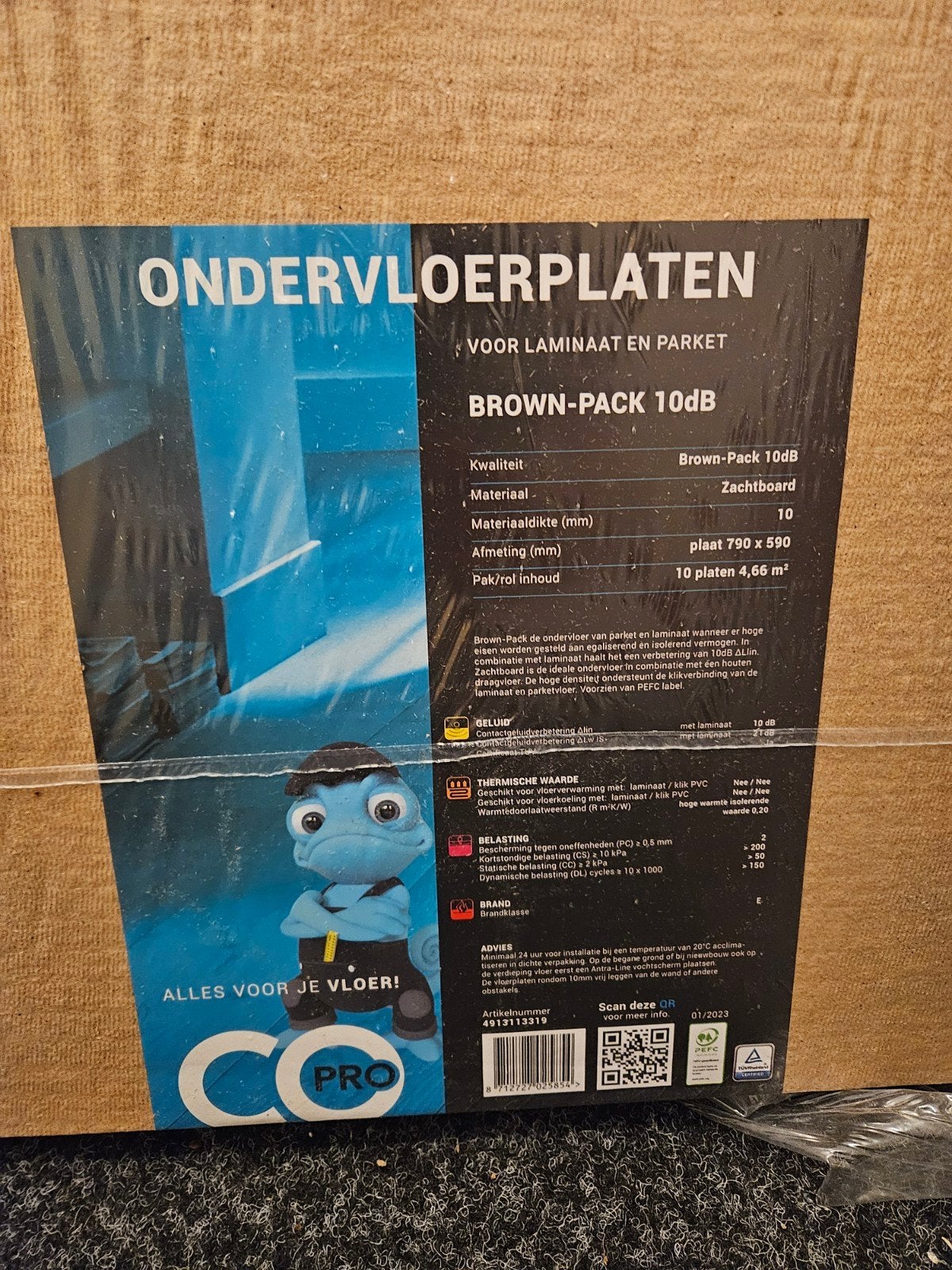 Ondervloerplaten 10 dB demping (nieuw, ongebruikt), Ophalen, Overige materialen, 30 cm of meer, 50 tot 150 cm