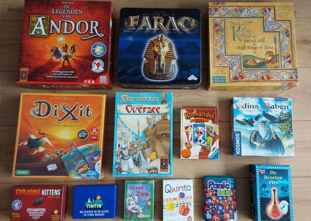 Diverse bordspellen en kaartspellen, Een of twee spelers, Ophalen of Verzenden, Zo goed als nieuw, Onbekend