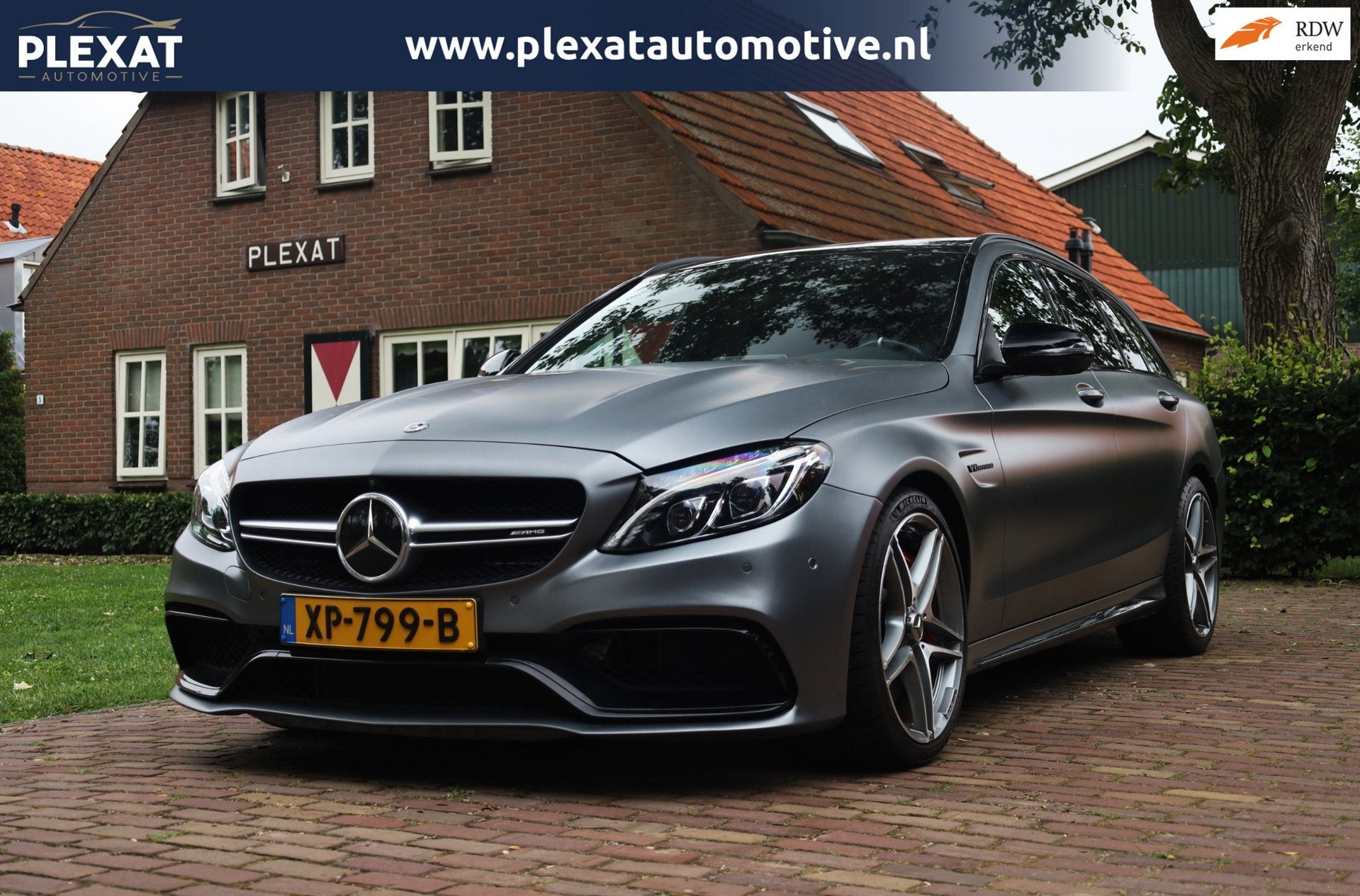 Mercedes-Benz C-klasse Estate AMG 63 S Aut. | Panorama | Des, Automaat, Dealer onderhouden, Achterwielaandrijving, Gebruikt
