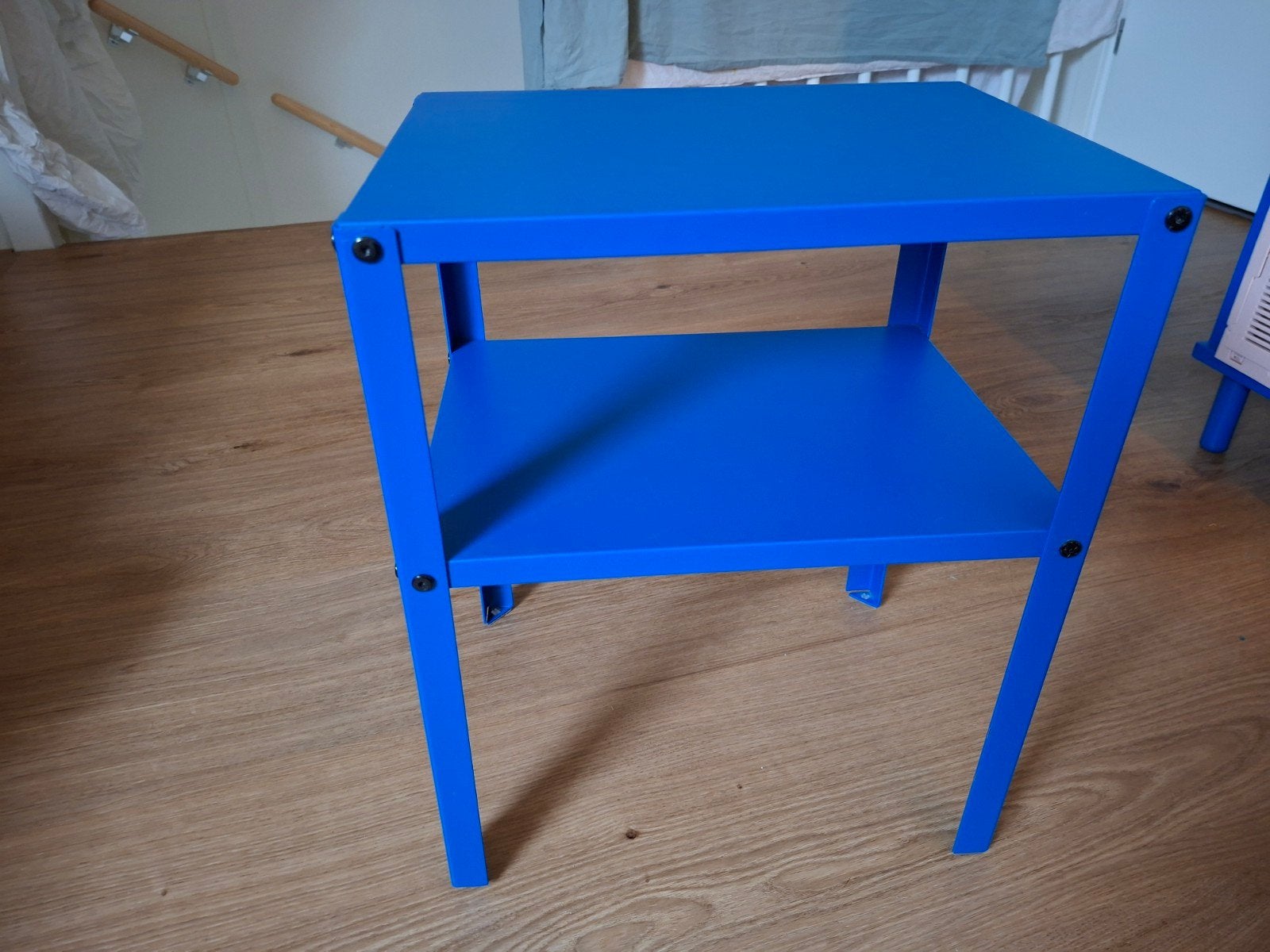 IKEA Platsa bedkastje - Blauw, zo goed als nieuw, Minder dan 55 cm, Modern, Speels, Metaal of Aluminium, Zo goed als nieuw