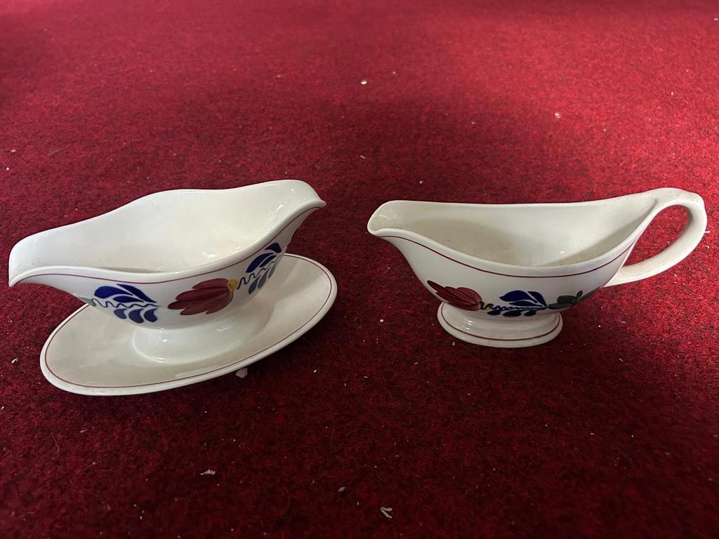 Boer en Bont Sauskommen - Vintage Servies, Antiek en Kunst, Ophalen
