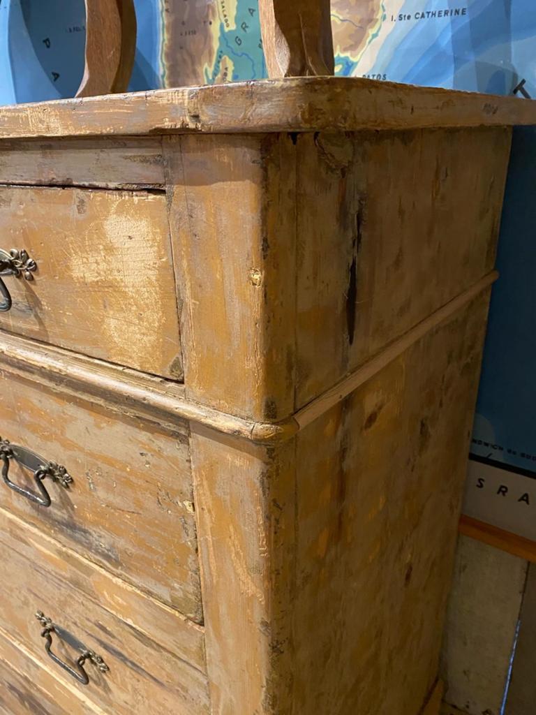 Stoere landelijke Franse kast ladekast dressoir, Ophalen