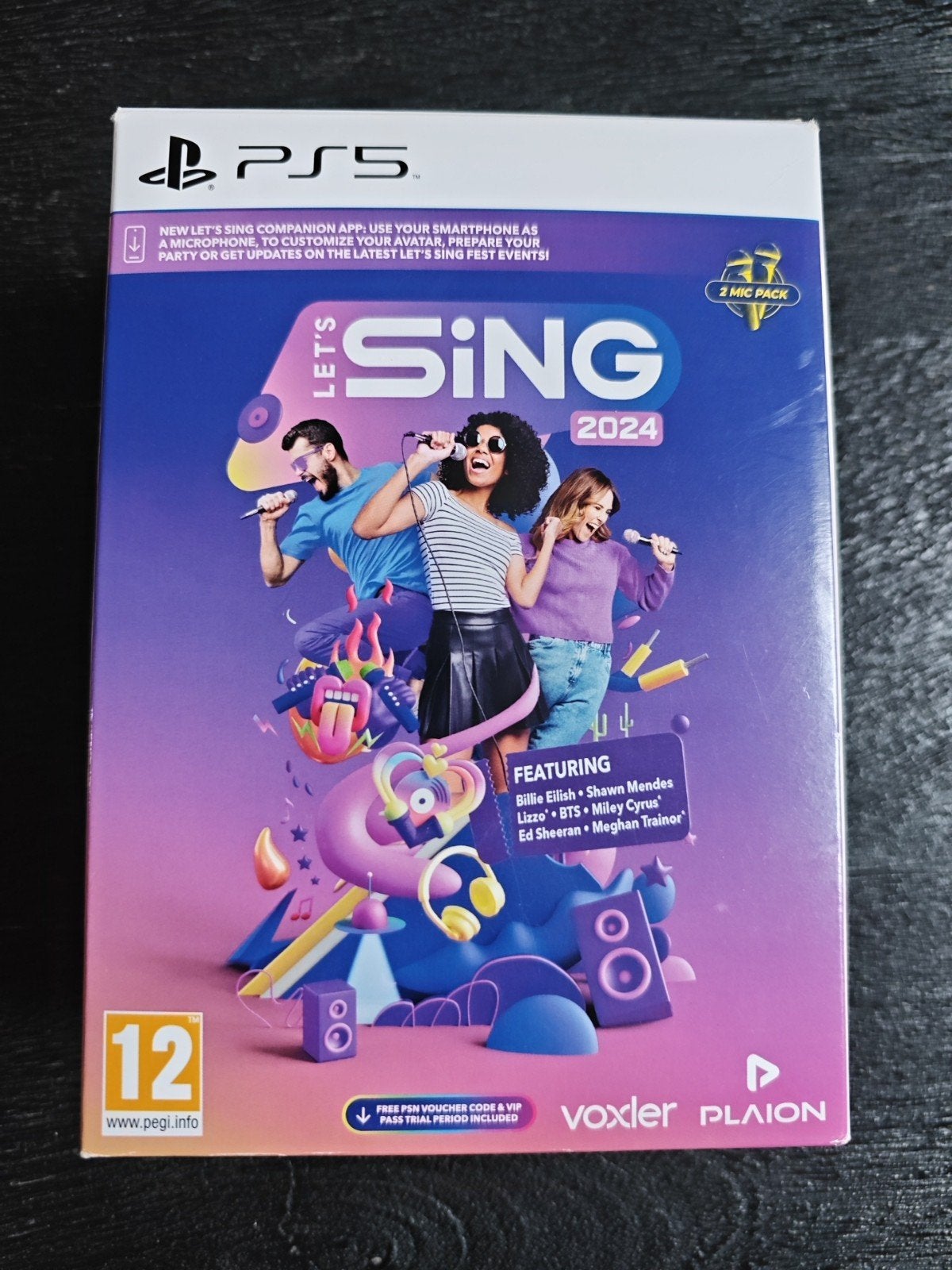 Let's Sing 2024 PS5 met 2 microfoons - Nieuw in doos, Muziek, Nieuw, Ophalen of Verzenden, Eén computer