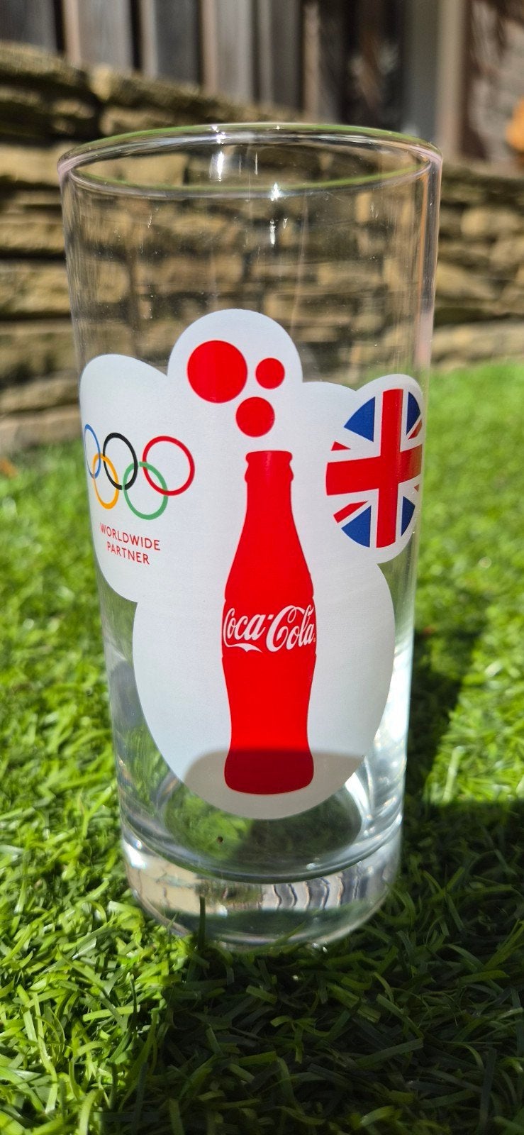 Coca-Cola Olympische Spelen Glas - VK Editie, Ophalen of Verzenden