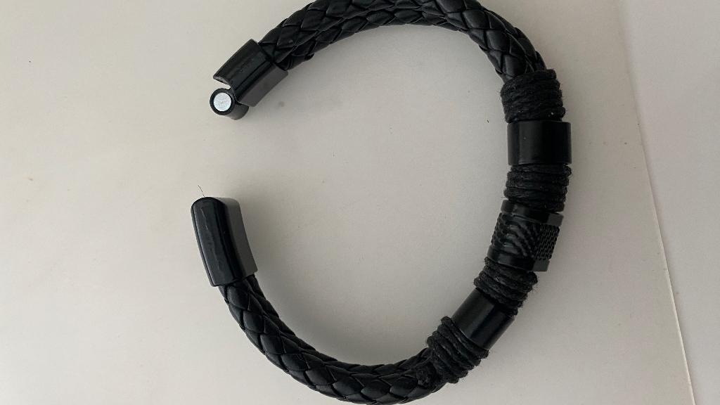 armband, Ophalen of Verzenden, Nieuw, Zwart, Leer