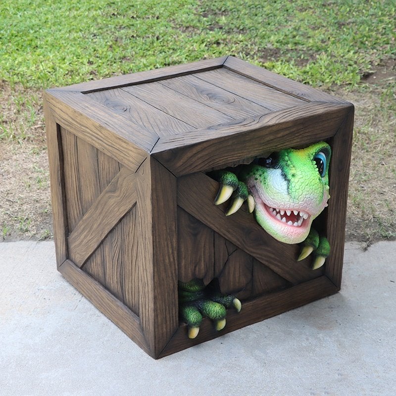 Dinosaurs Table Peek a Boo - Gel Coated Kindertafel, Ophalen, HorecaBeelden, Nieuw, Tafel(s) en Stoel(en)