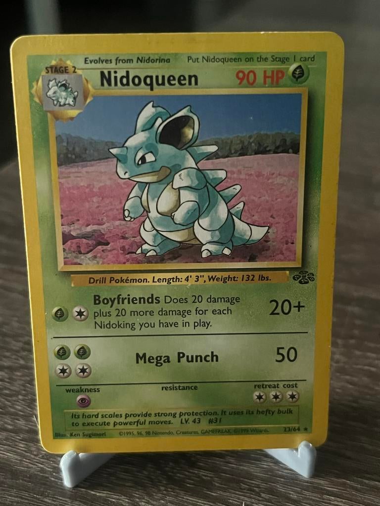 Nidoqueen (23/64) - Jungle - Good, Ophalen of Verzenden, Gebruikt, Losse kaart