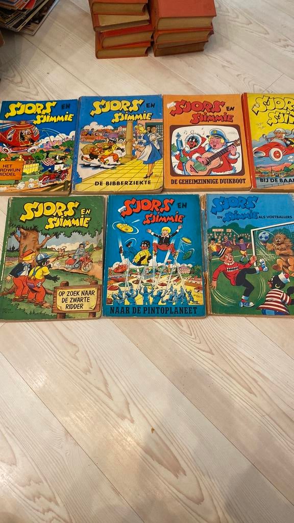Sjors en Sjimmie stripboeken, Boeken, Stripboeken, Meerdere stripboeken, Ophalen of Verzenden, Zo goed als nieuw