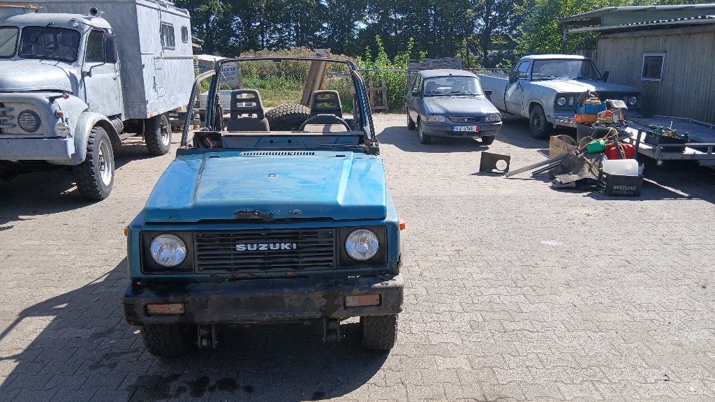 2 Suzuki-projecten voor onderdelen, Auto's, Suzuki, Samurai, Particulier, Groen, Te koop